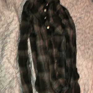 Green with pink flannel.